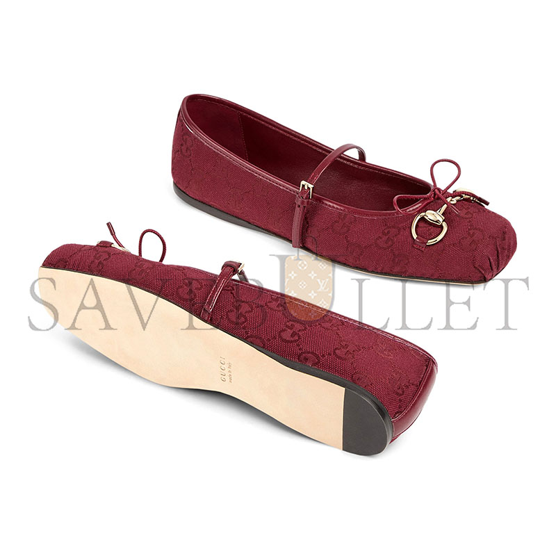 GUCCI WOMEN'S GUCCI HORSEBIT BALLET FLAT 821220 GUCCI WOMEN'S GUCCI HORSEBIT BALLET FLAT 821220